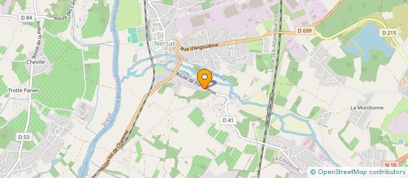 localisation de l'entreprise MONSIEUR JOEL MAGERE  NERSAC