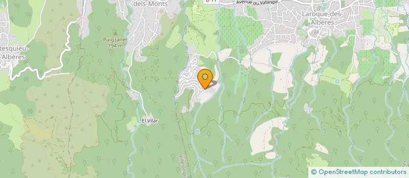 localisation de l'entreprise MONSIEUR JOEL MAHE  LAROQUE-DES-ALBERES