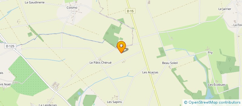 localisation de l'entreprise MONSIEUR JOEL MAILLET  GUEMENE-PENFAO