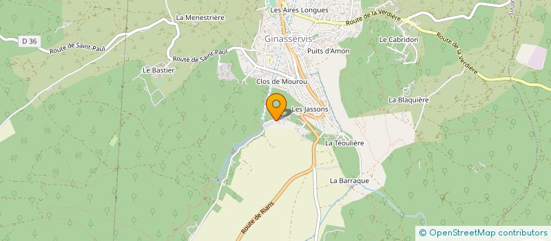 localisation de l'entreprise MONSIEUR JOEL MANCINI à GINASSERVIS