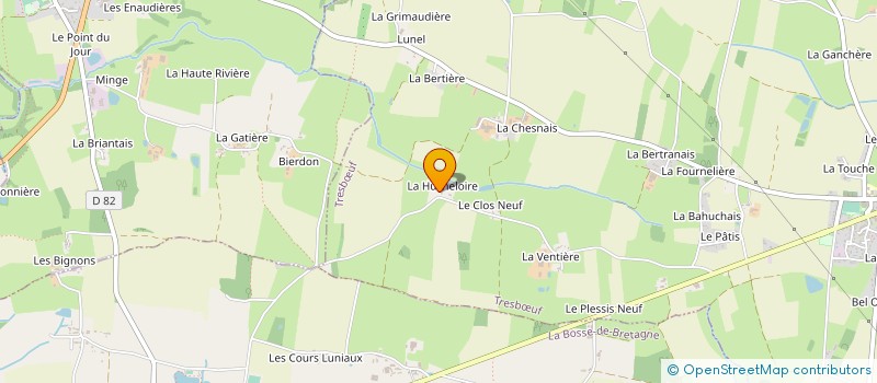 localisation de l'entreprise MONSIEUR JOEL MARCHAND à TRESBŒUF