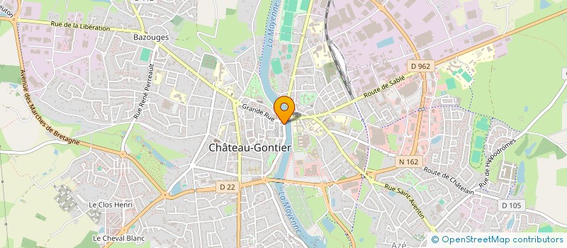 localisation de l'entreprise MONSIEUR JOEL MARCHAND  CHATEAU-GONTIER-SUR-MAYENNE