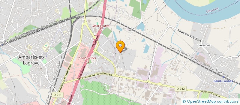 localisation de l'entreprise MONSIEUR JOEL MARCHIVE  SAINT-LOUBES