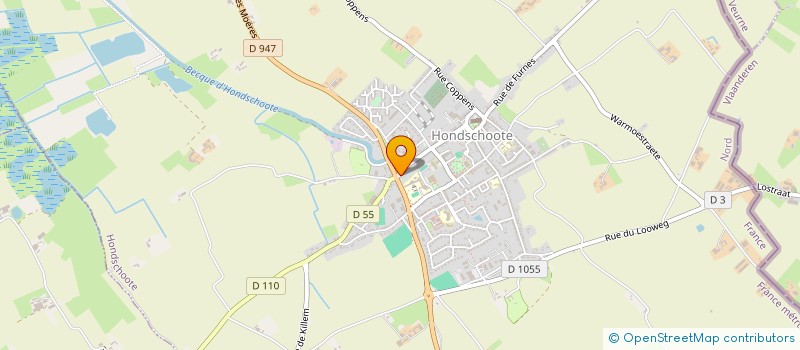 localisation de l'entreprise MONSIEUR JOEL MARCY  HONDSCHOOTE