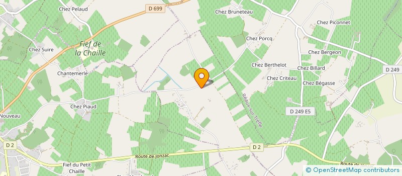 localisation de l'entreprise MONSIEUR JOEL MARIE à CHAMPAGNAC