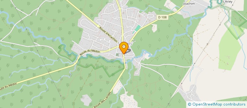 localisation de l'entreprise MONSIEUR JOEL MARIN  SAUCATS