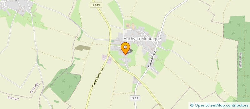 localisation de l'entreprise MONSIEUR JOEL MARTINS DE ARAUJO  AUCHY-LA-MONTAGNE