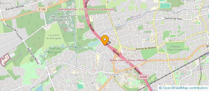 localisation de l'entreprise MONSIEUR JOEL MASSICOT à PESSAC