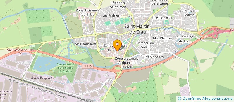 localisation de l'entreprise MONSIEUR JOEL MASSIEUX à SAINT-MARTIN-DE-CRAU