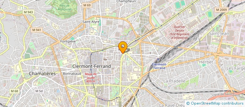 localisation de l'entreprise MONSIEUR JOEL MATOS  CLERMONT-FERRAND