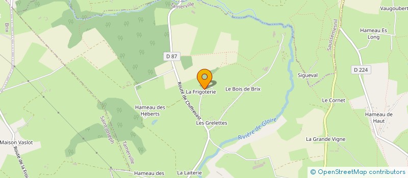 localisation de l'entreprise MONSIEUR JOEL MAUROUARD  TAMERVILLE