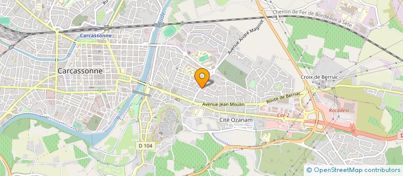 localisation de l'entreprise MONSIEUR JOEL MAURY à CARCASSONNE