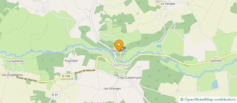localisation de l'entreprise MONSIEUR JOEL MAYOLLE à CELLEFROUIN