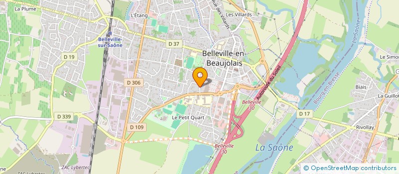 localisation de l'entreprise MONSIEUR JOEL MAZUY à BELLEVILLE-EN-BEAUJOLAIS