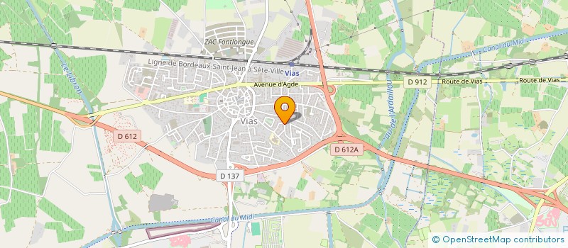 localisation de l'entreprise MONSIEUR JOEL MENAGE  VIAS