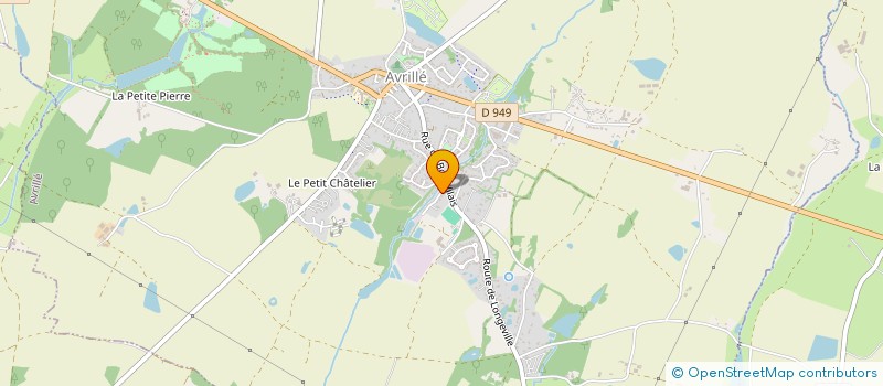 localisation de l'entreprise MONSIEUR JOEL MENANTEAU  AVRILLE