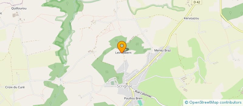 localisation de l'entreprise MONSIEUR JOEL MENEZ à SCRIGNAC