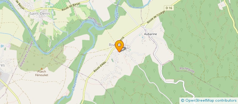 localisation de l'entreprise MONSIEUR JOEL MERCIER  ST-JEAN-DE-MARUEJOLS-ET-AVEJAN