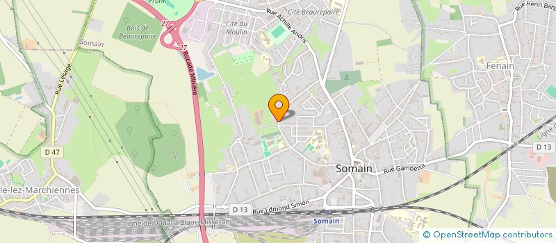 localisation de l'entreprise MONSIEUR JOEL MERCIER  SOMAIN