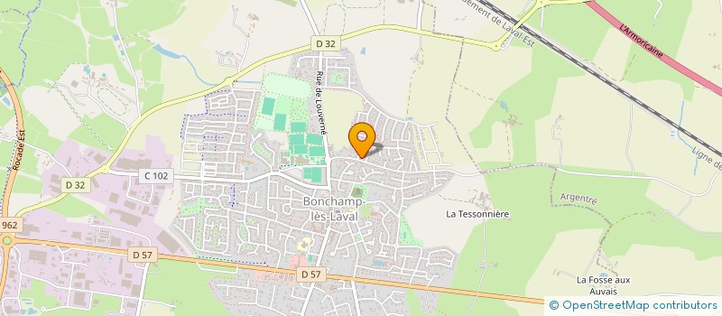 localisation de l'entreprise MONSIEUR JOEL MERIAS à BONCHAMP-LES-LAVAL