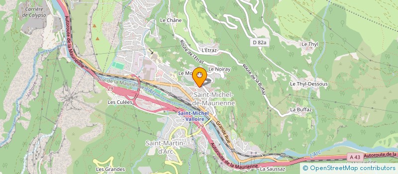 localisation de l'entreprise MONSIEUR JOEL MERLIER  SAINT-MARTIN-DE-LA-PORTE