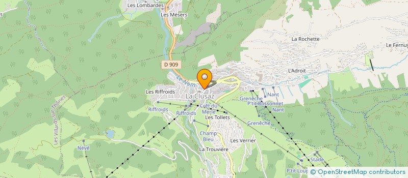 localisation de l'entreprise MONSIEUR JOEL MERMILLOD-BLONDIN à LA CLUSAZ