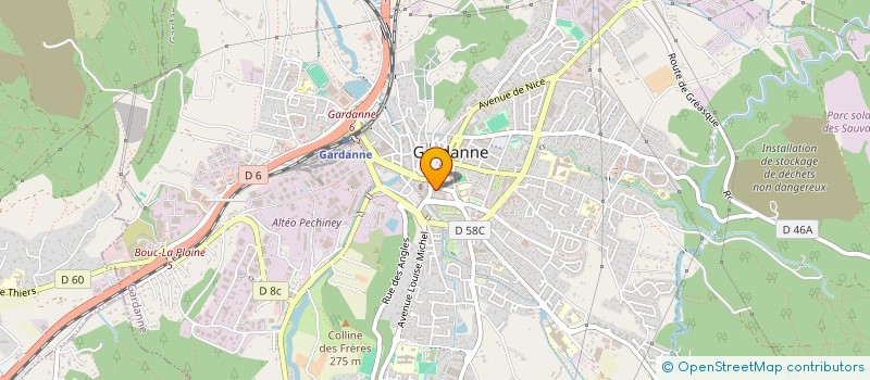localisation de l'entreprise MONSIEUR JOEL MEYNADIER à GARDANNE