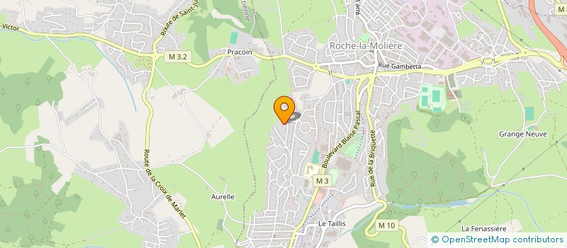 localisation de l'entreprise MONSIEUR JOEL MIALON  SAINT-BABEL