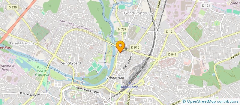 localisation de l'entreprise MONSIEUR JOEL MOCOEUR à ANGOULEME