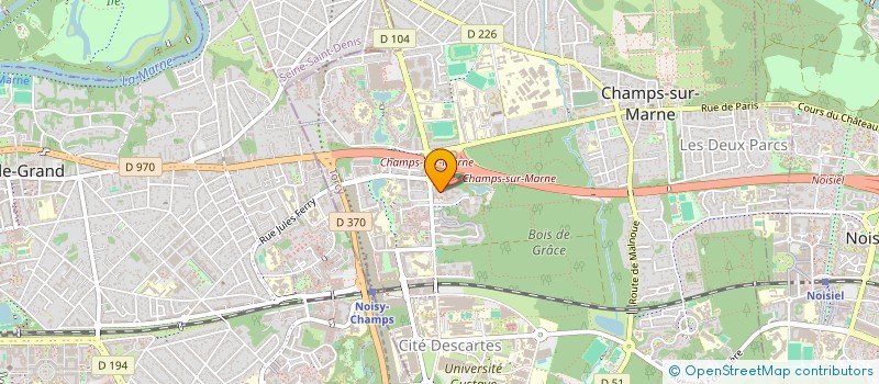 localisation de l'entreprise MONSIEUR JOEL MONDESIR  CHAMPS-SUR-MARNE