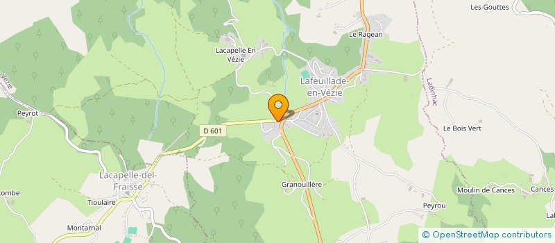 localisation de l'entreprise MONSIEUR JOEL MONDOR à LAFEUILLADE-EN-VEZIE
