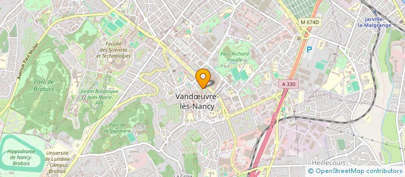 localisation de l'entreprise MONSIEUR JOEL MONGIN à VANDŒUVRE-LES-NANCY