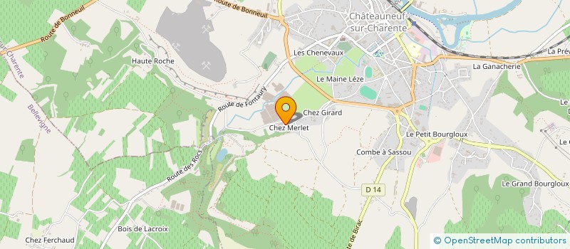 localisation de l'entreprise MONSIEUR JOEL MONTEIL à CHATEAUNEUF-SUR-CHARENTE