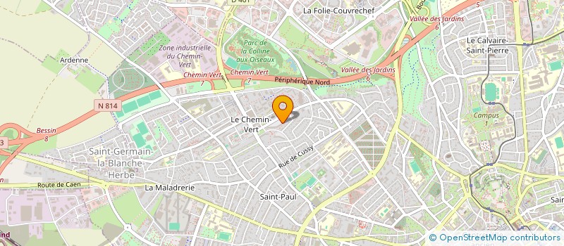 localisation de l'entreprise MONSIEUR JOEL MONTREUIL à CAEN