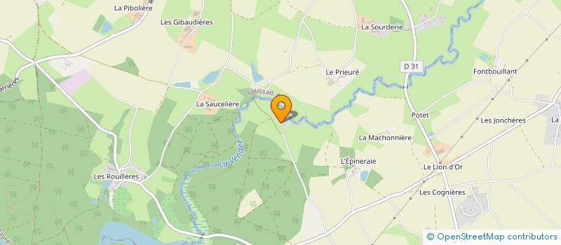 localisation de l'entreprise MONSIEUR JOEL MOREAU  SAINT-HILAIRE-DES-LOGES