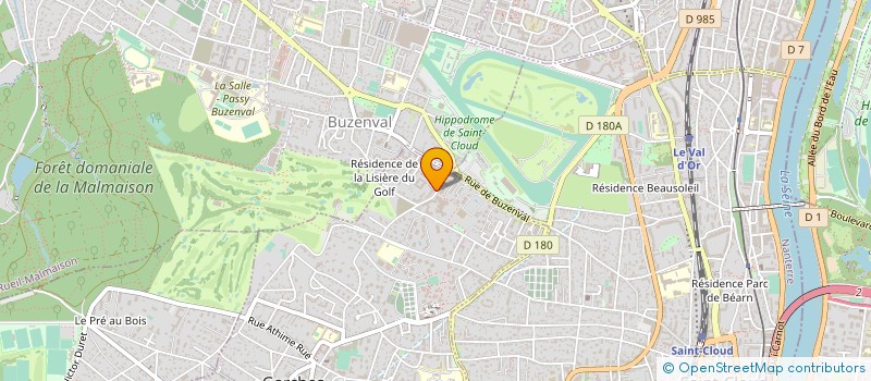 localisation de l'entreprise MONSIEUR JOEL MORGEAT à GARCHES