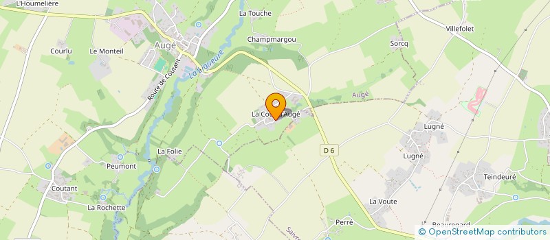 localisation de l'entreprise MONSIEUR JOEL MORISSET à AUGE