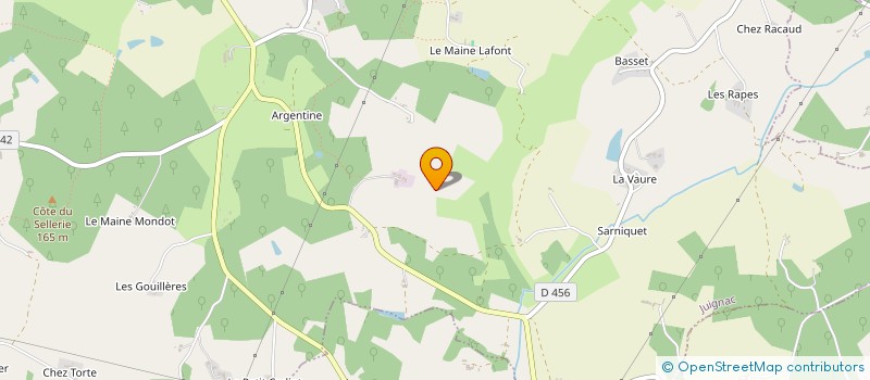 localisation de l'entreprise MONSIEUR JOEL MORNET à JUIGNAC