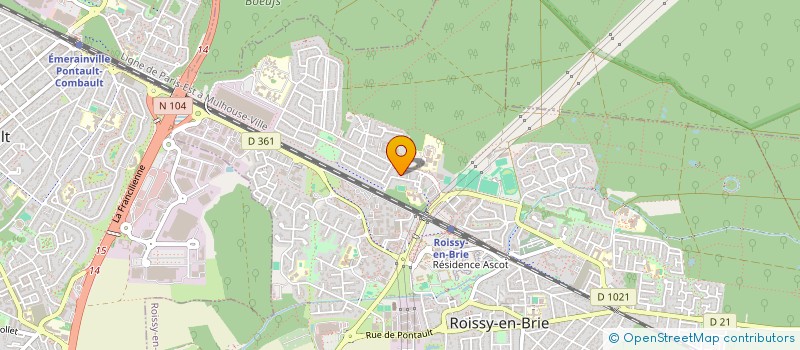 localisation de l'entreprise MONSIEUR JOEL MOTHIE  ROISSY-EN-BRIE