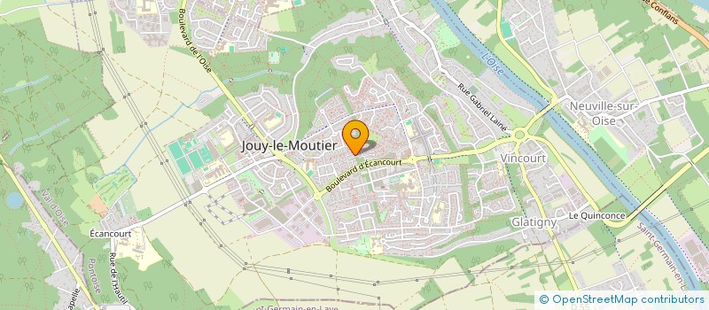 localisation de l'entreprise MONSIEUR JOEL MOUAWAD  JOUY-LE-MOUTIER