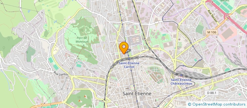 localisation de l'entreprise MONSIEUR JOEL MOULIN à SAINT-ETIENNE