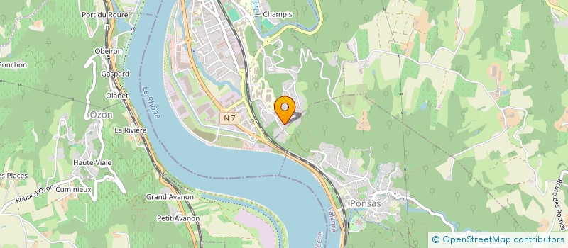 localisation de l'entreprise MONSIEUR JOEL MOUNDOUNGA KOFFI  SAINT-VALLIER