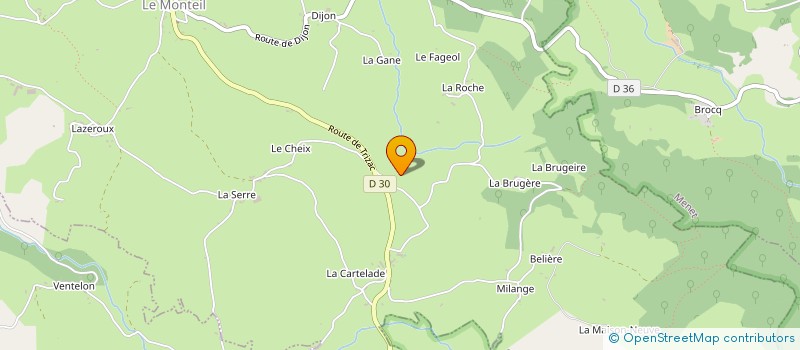 localisation de l'entreprise MONSIEUR JOEL MOURISSARGUES à LE MONTEIL