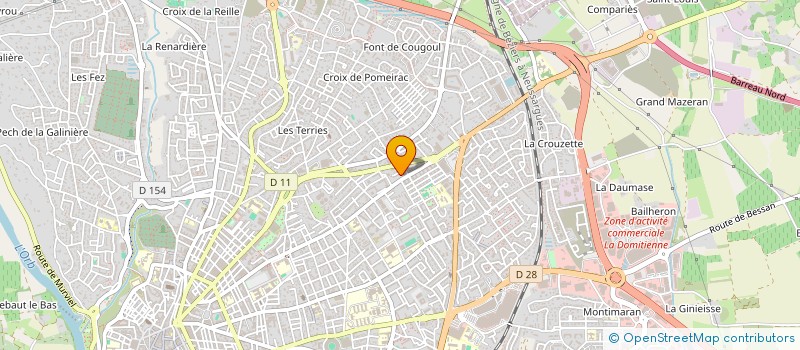 localisation de l'entreprise MONSIEUR JOEL MOUTON à BEZIERS
