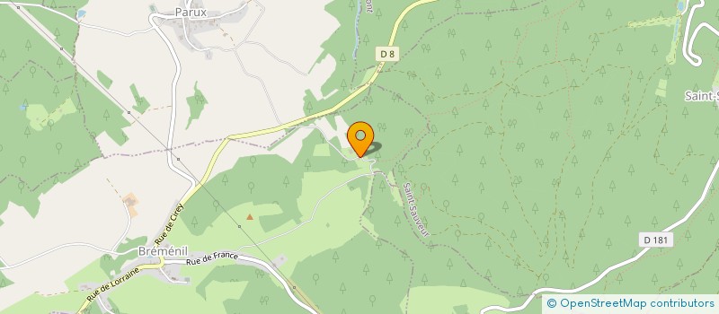 localisation de l'entreprise MONSIEUR JOEL MUNIER  BREMENIL