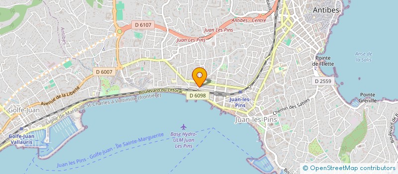 localisation de l'entreprise MONSIEUR JOEL NAKACHE à ANTIBES