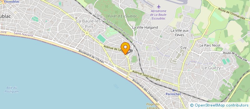 localisation de l'entreprise MONSIEUR JOEL NEDELEC  LA BAULE-ESCOUBLAC