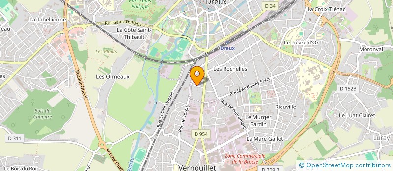 localisation de l'entreprise MONSIEUR JOEL NENEZ à DREUX