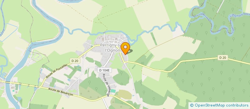 localisation de l'entreprise MONSIEUR JOEL NICOLAS  PERRIGNY-SUR-L'OGNON