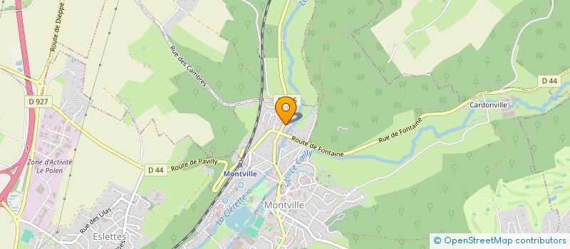 localisation de l'entreprise MONSIEUR JOEL NIEL  MONTVILLE